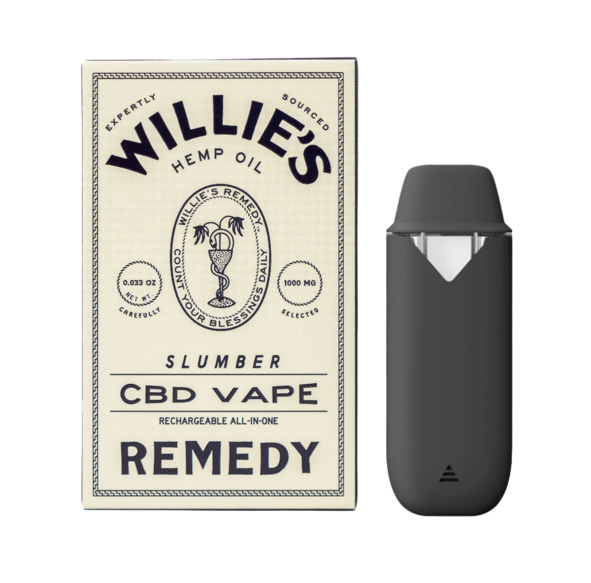 CBD Vape Pen Slumber | Willie's Remedy x Coast Sleep Support CBD Vape Pen Slumber | Willie's Remedy x Coast Sleep Support