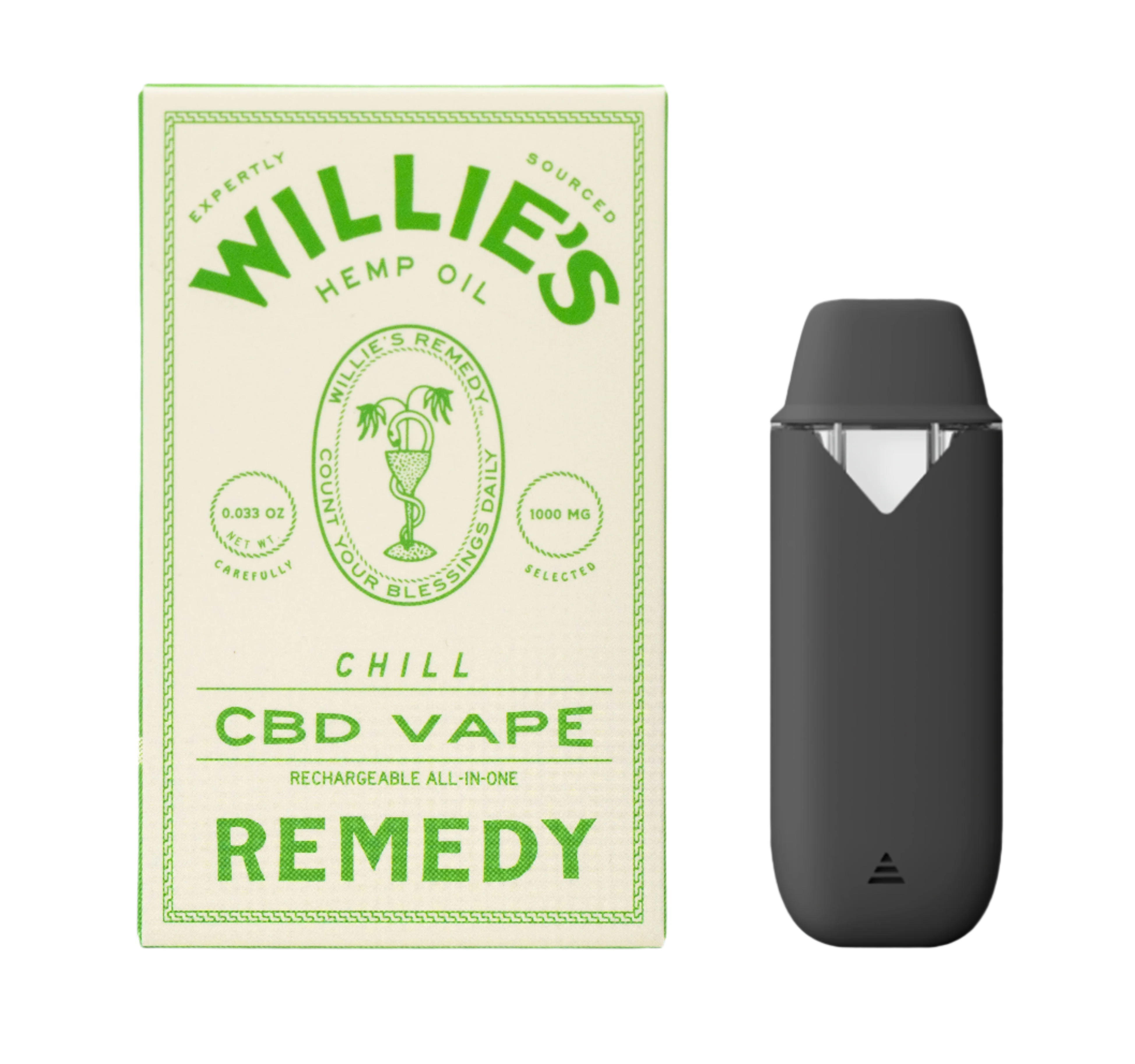 Willie’s Remedy x Coast Chill CBD Vape