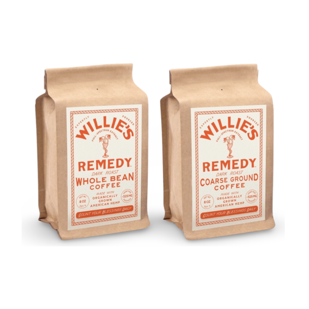 Dark Roast Coffee 250MG CBD - Willie's Remedy