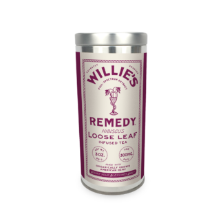 Willie's Remedy CBD Hibiscus Tea 3 oz Tin