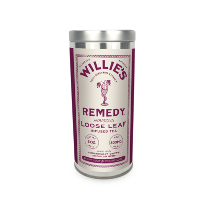 Willie's Remedy CBD Hibiscus Tea 3 oz Tin