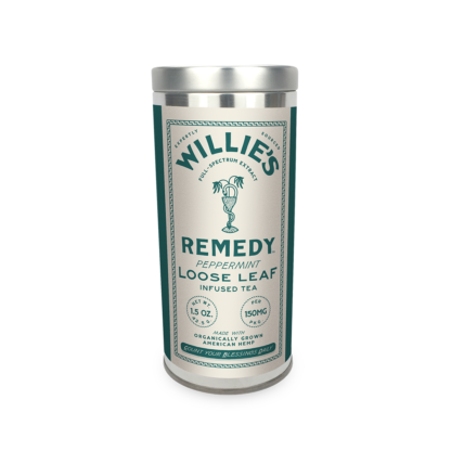 Willie's Remedy CBD Peppermint Tea 1.5 oz Tin